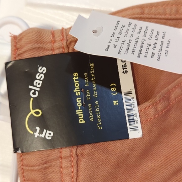 Boys Burnt Orange Art Class Pull On Shorts Size M(8) NWT - Picture 2 of 7